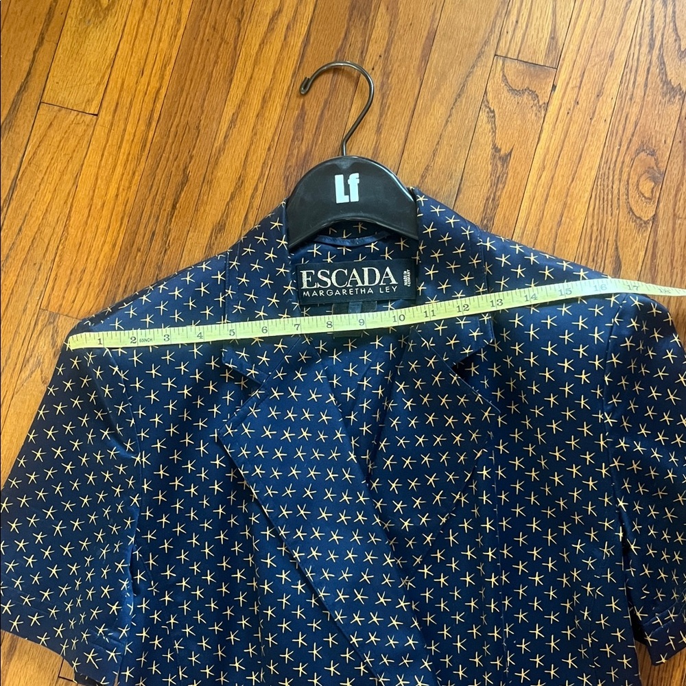 Vintage Escada Blazer short sleeve size 6 SUPER RARE - Picture 8 of 10